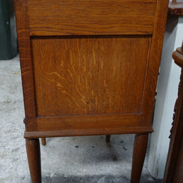 Pair Of French Oak Bedside Cabinets-3