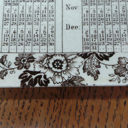Rare Wedgwood Calendar Tile