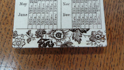 Rare Wedgwood Calendar Tile | Antique & Vintage | Moonee Ponds Antiques | Australia Wide Delivery