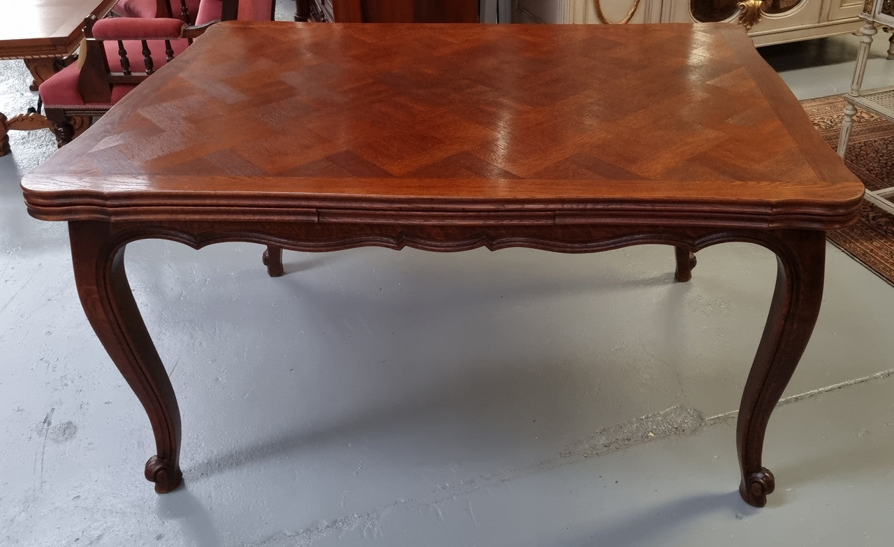 Beautiful French Oak Louis XV Style Extension Table | Antique & Vintage | Moonee Ponds Antiques | Australia Wide Delivery