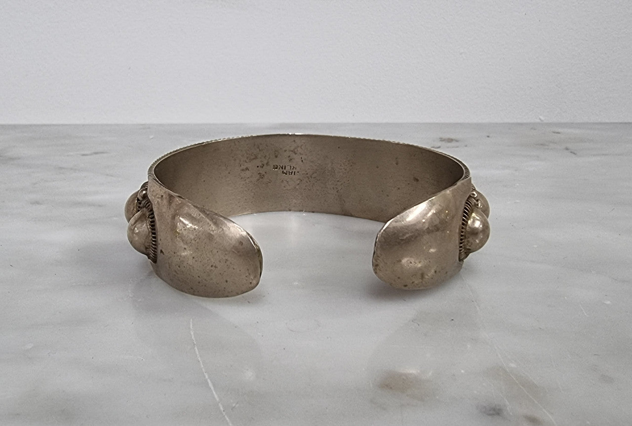 Lovely Siam Sterling Silver Cuff Bracelete | Antique & Vintage | Moonee Ponds Antiques | Australia Wide