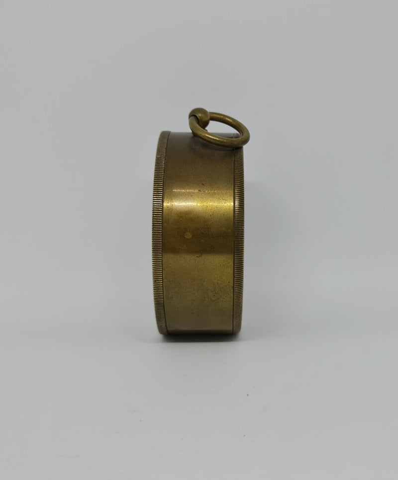 Interesting Antique travelers altimeter/ barometer by Boettger Adelaide. Marked B1587. British made, with a heavy brass case. In amazing original condition.