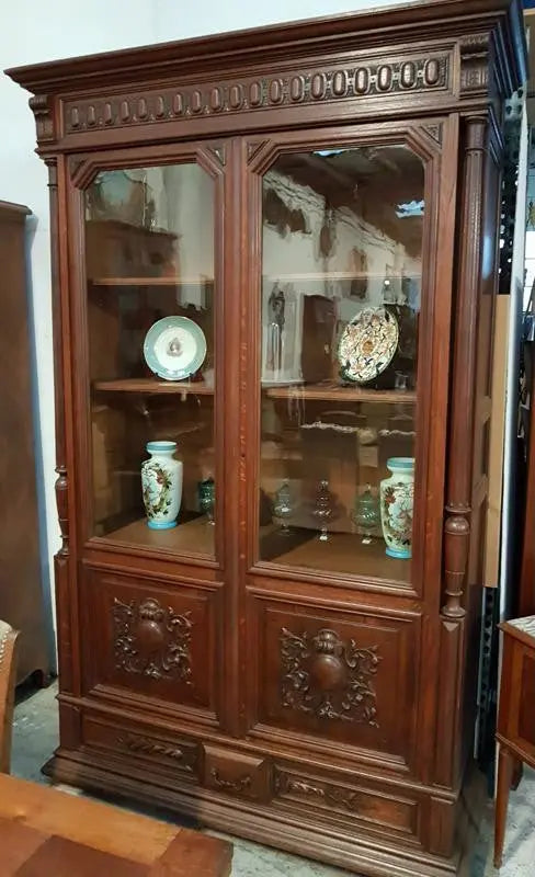 French Oak Henry II Bookcase | Antique & Vintage | Moonee Ponds Antiques | Australia Wide Delivery