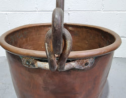 Antique French Copper Firewood Handled Bucket | Antique & Vintage | Moonee Ponds Antiques | Australia Wide Delivery