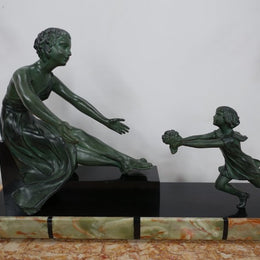 French Art Deco Statue