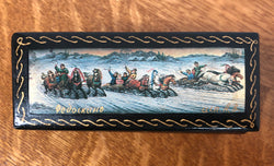 Vintage Russian Lacquer Box Hand-Painted Box | Antique & Vintage | Moonee Ponds Antiques | Australia Wide Delivery