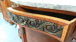 Pair of French Art Deco Oak Inlaid Cabinets | Antique & Vintage | Moonee Ponds Antiques | Australia Wide Delivery