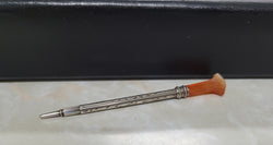 Attractive Sterling Silver & Onyx Propelling Pencil | Antique & Vintage | Moonee Ponds Antiques | Australia Wide Delivery