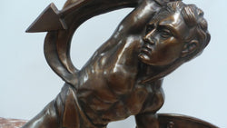 A Large French Art Deco Signed Bronze Statue | Antique & Vintage | Moonee Ponds Antiques | Australia Wide Delivery