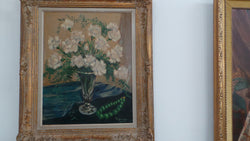 Floral Oil on Canvas-1 | Antique & Vintage | Moonee Ponds Antiques | Australia Wide Delivery