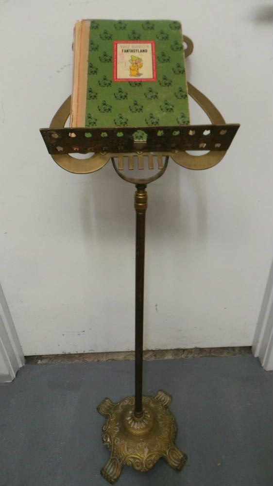 Brass Music Stand | Antique & Vintage | Moonee Ponds Antiques | Australia Wide Delivery