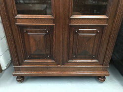Superb Pair of Henry II style French Two Door Oak Bookcases | Antique & Vintage | Moonee Ponds Antiques | Australia Wide Delivery