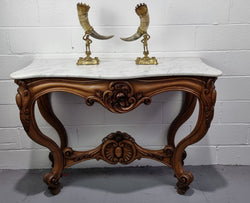 Pair Of 19th Century French Gilt Metal And Horn Mantle Vases | Antique & Vintage | Moonee Ponds Antiques | Australia Wide Delivery