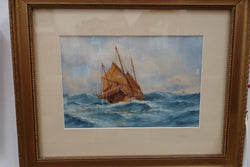 Framed Watercolor | Antique & Vintage | Moonee Ponds Antiques | Australia Wide Delivery