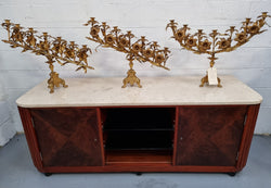 Art Deco Style Low Line Marble Top Cabinet | Antique & Vintage | Moonee Ponds Antiques | Australia Wide Delivery
