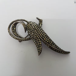 Vintage Silver Marcasite Brooch | Antique & Vintage | Moonee Ponds Antiques | Australia Wide Delivery