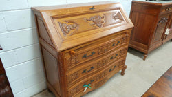 French Oak Secretaire Desk | Antique & Vintage | Moonee Ponds Antiques | Australia Wide Delivery