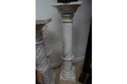 Carrara Marble Pedestal | Antique & Vintage | Moonee Ponds Antiques | Australia Wide Delivery