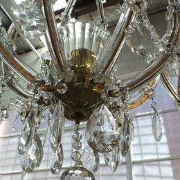A Parisian Crystal Chandelier