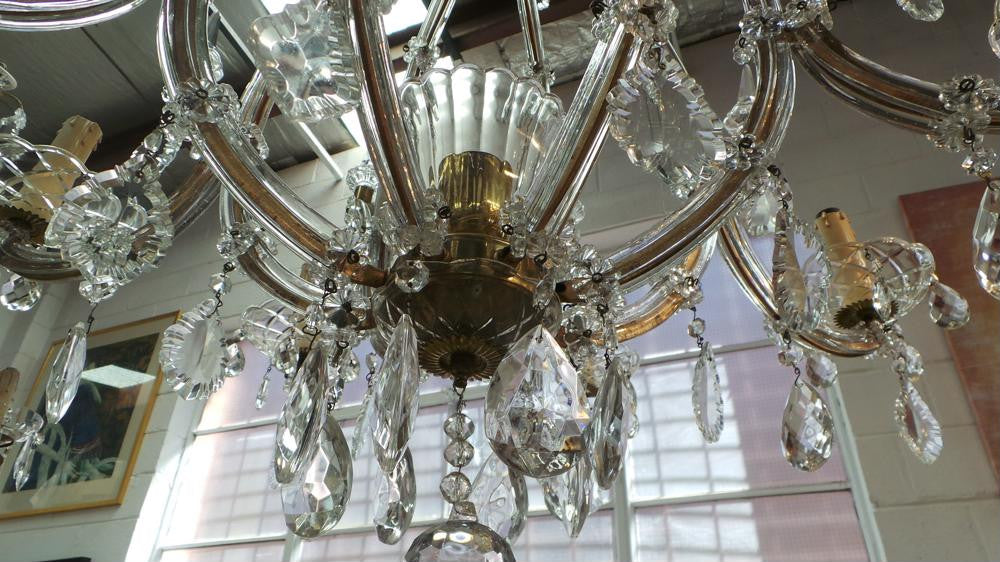 A Parisian Crystal Chandelier | Antique & Vintage | Moonee Ponds Antiques | Australia Wide Delivery