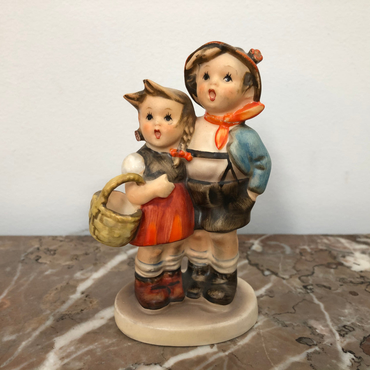 Rare Vintage Hummel Figurine 94 3-0 Pair Of Children (Surprise) | Antique & Vintage | Moonee Ponds Antiques | Australia Wide Delivery