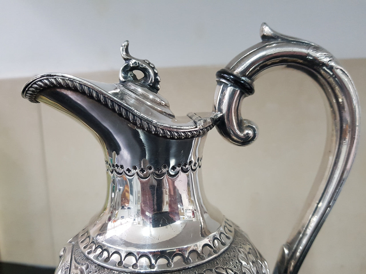 Victorian Silver Plated Claret Jug | Antique & Vintage | Moonee Ponds Antiques | Australia Wide Delivery