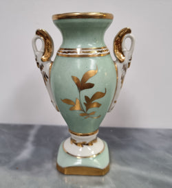 Two handled Limoge Style Small Vase | Antique & Vintage | Moonee Ponds Antiques | Australia Wide Delivery