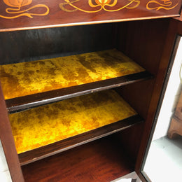 Art Nouveau Music Cabinet