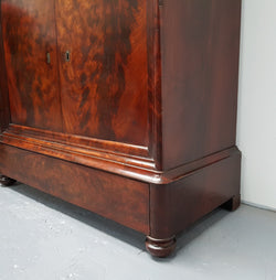 French Flame Mahogany Secretaire a Abattant | Antique & Vintage | Moonee Ponds Antiques | Australia Wide Delivery