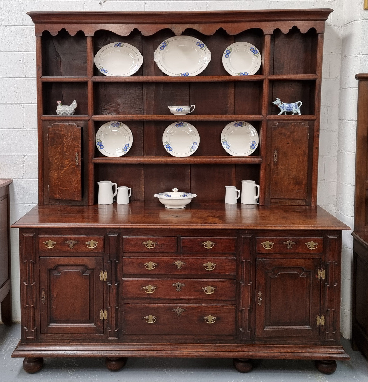 18th Century English Oak Farmhouse Dresser