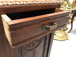 Pair Of French Art Deco Oak Bedside Cabinets | Antique & Vintage | Moonee Ponds Antiques | Australia Wide Delivery