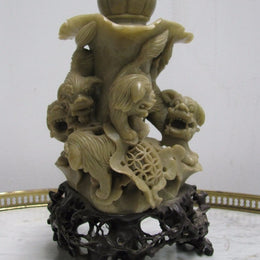 Chinese Soap Stone Incence Holder