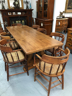French Oak Fixed Farmhouse Table | Antique & Vintage | Moonee Ponds Antiques | Australia Wide Delivery