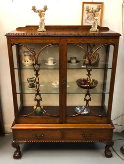 Beautiful Chippendale Style Cabinet | Antique & Vintage | Moonee Ponds Antiques | Australia Wide Delivery