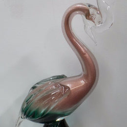 Fantastic Murano glass tri colour bird in fantastic condition.